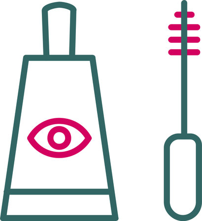Eyelash Oil Vector Icon Designのイラスト素材