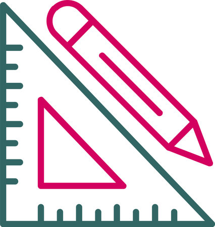 Set Square Vector Icon Designのイラスト素材