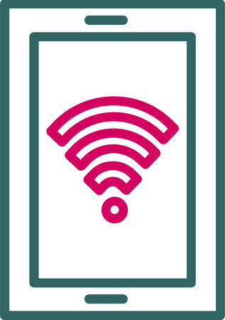 Wifi Vector Icon Designのイラスト素材