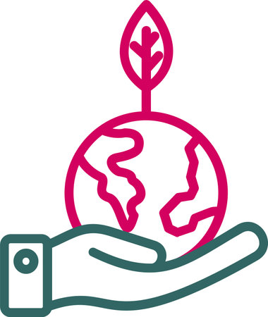 Sustainability Vector Icon Designのイラスト素材