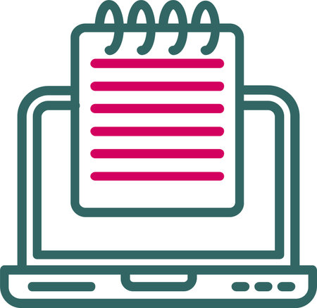 Laptop Vector Icon Designのイラスト素材