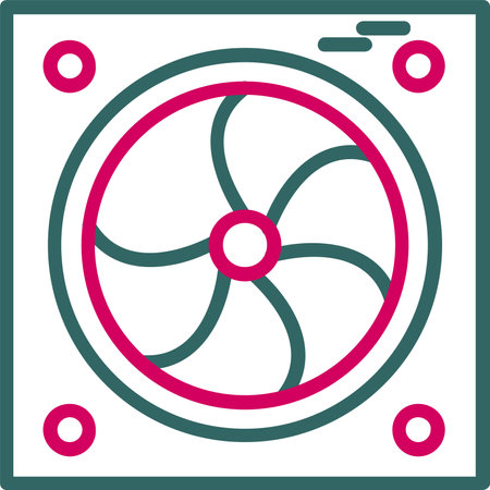 Cooling Vector Icon Designのイラスト素材