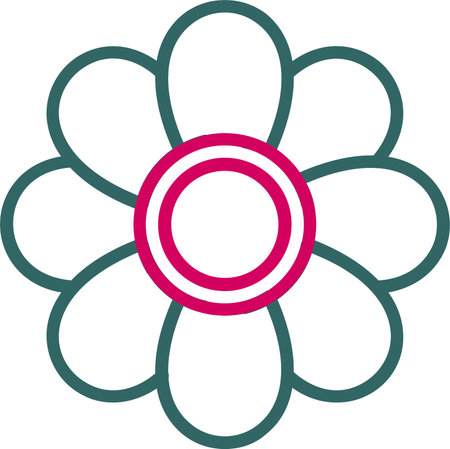 Flower Vector Icon Designのイラスト素材