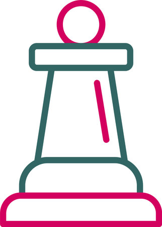 Chess Piece Vector Icon Designのイラスト素材