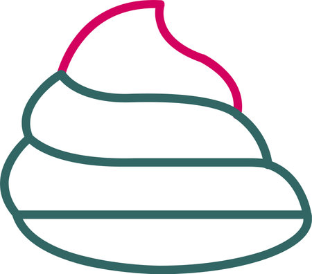 Meringue Vector Icon Designのイラスト素材