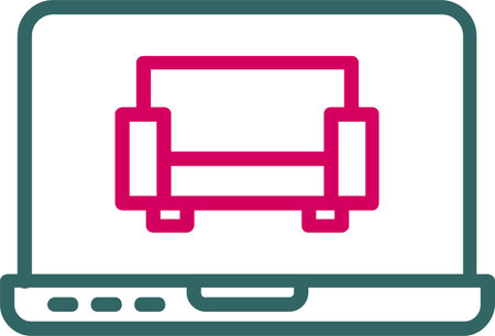 Interior Design Vector Icon Designのイラスト素材