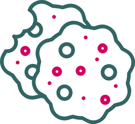 Cookies Vector Icon Designのイラスト素材