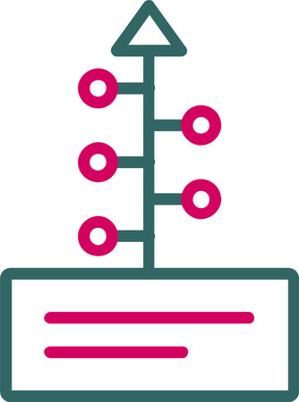 Timeline Vector Icon Designのイラスト素材