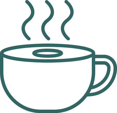 Tea Vector Icon Designのイラスト素材