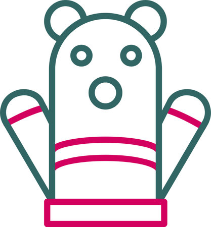 puppet Vector Icon Designのイラスト素材