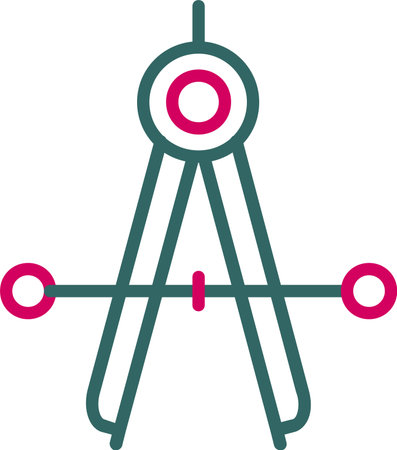 Compass Vector Icon Designのイラスト素材