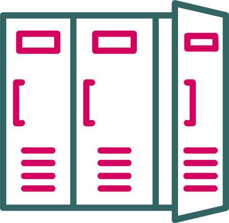 Locker Vector Icon Designのイラスト素材