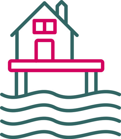 Resort Vector Icon Designのイラスト素材