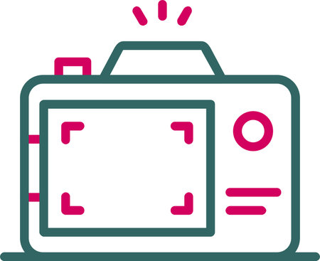 Camera Vector Icon Designのイラスト素材
