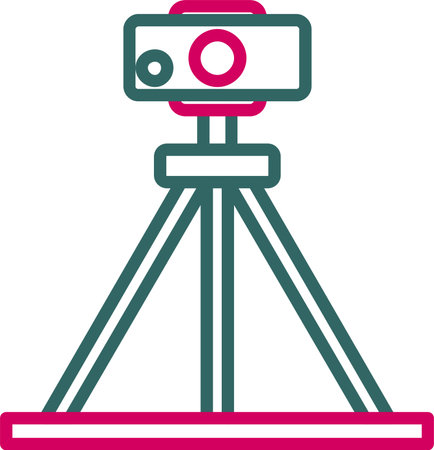 Tripod Vector Icon Designのイラスト素材