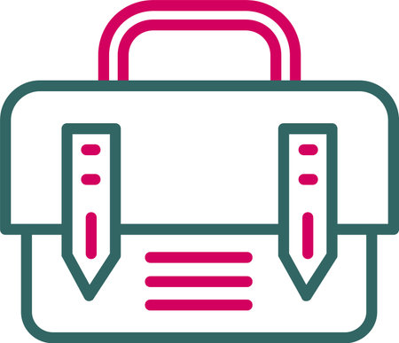 Business Bag Vector Icon Designのイラスト素材