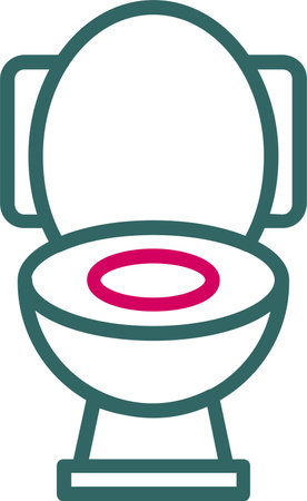 Toilet Vector Icon Designのイラスト素材