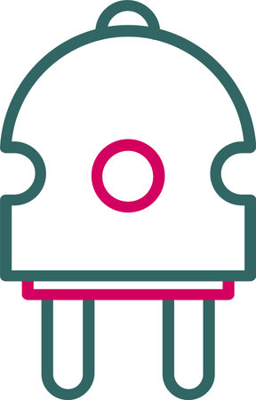 Power Plug Vector Icon Designのイラスト素材