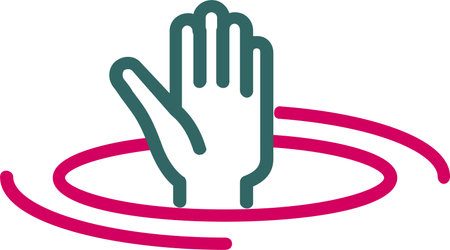 Drowning Vector Icon Designのイラスト素材