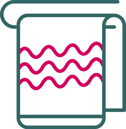 Towel Vector Icon Designのイラスト素材