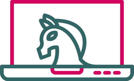 Trojan Vector Icon Designのイラスト素材