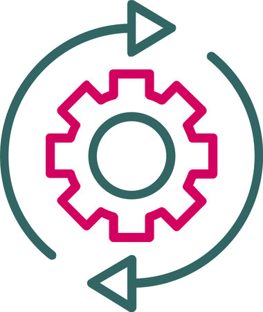 Process Vector Icon Designのイラスト素材