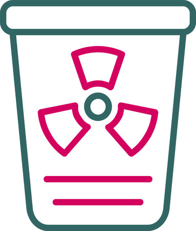 Toxic Waste Vector Icon Designのイラスト素材