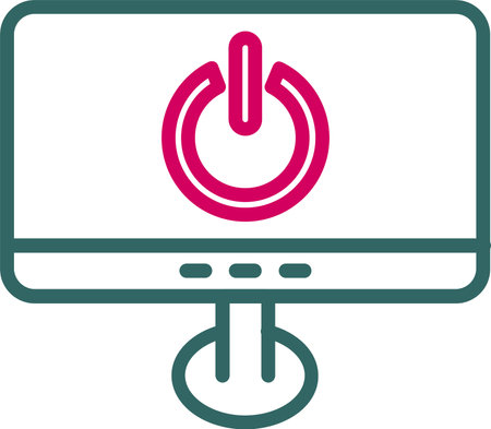 Turn Off Vector Icon Designのイラスト素材