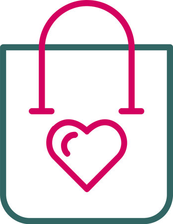 Shopping Bag Vector Icon Designのイラスト素材