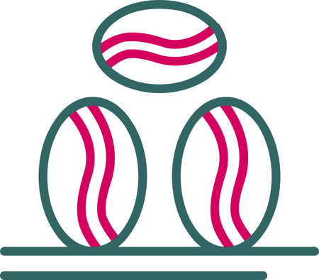 Coffee Beans Vector Icon Designのイラスト素材