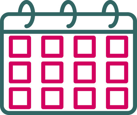 calendar Vector Icon Designのイラスト素材