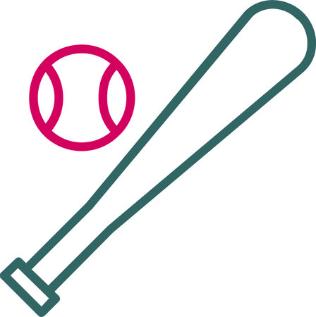 Baseball Vector Icon Designのイラスト素材