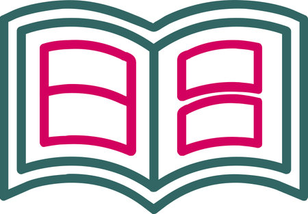 Photobook Vector Icon Designのイラスト素材