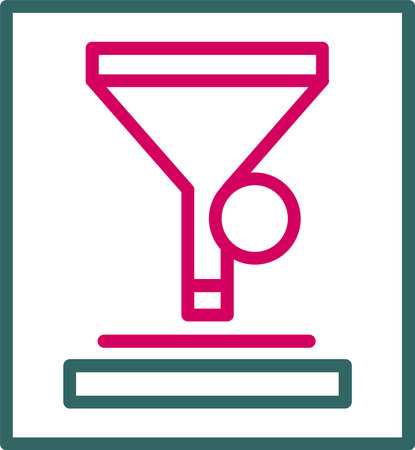 Filter Vector Icon Designのイラスト素材