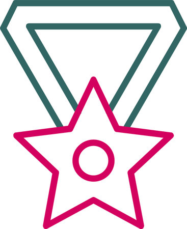 Medal Vector Icon Designのイラスト素材