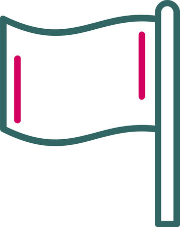 Flag Vector Icon Designのイラスト素材