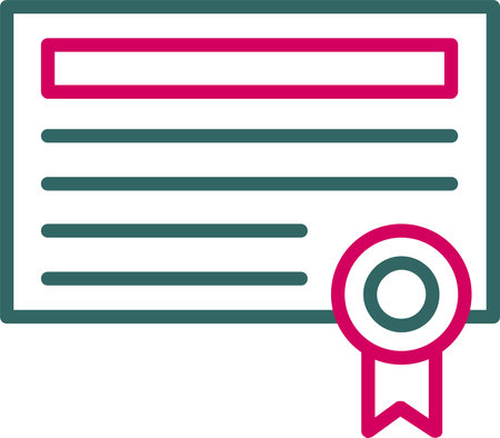 Certificate Vector Icon Designのイラスト素材