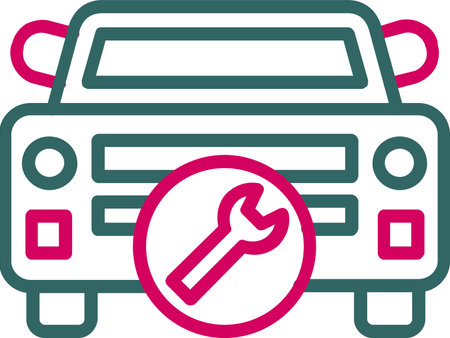 Car Repairng Vector Icon Designのイラスト素材