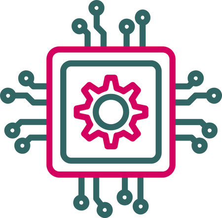 Cpu Vector Icon Designのイラスト素材