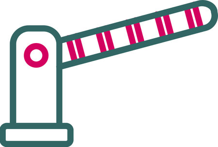 Barrier Vector Icon Designのイラスト素材