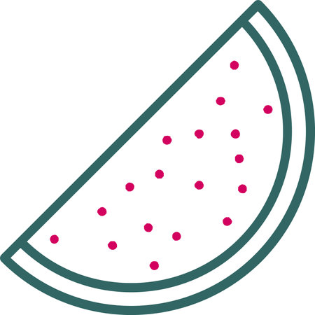 Water Melon Vector Icon Designのイラスト素材