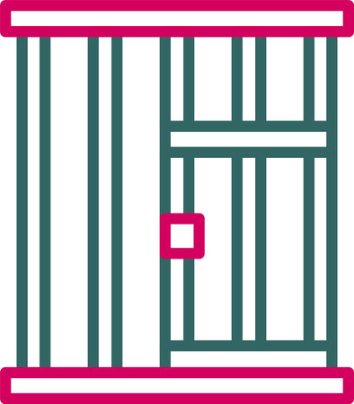 Prison Vector Icon Designのイラスト素材
