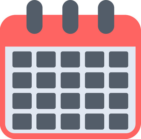 Schedule Vector Icon Designのイラスト素材