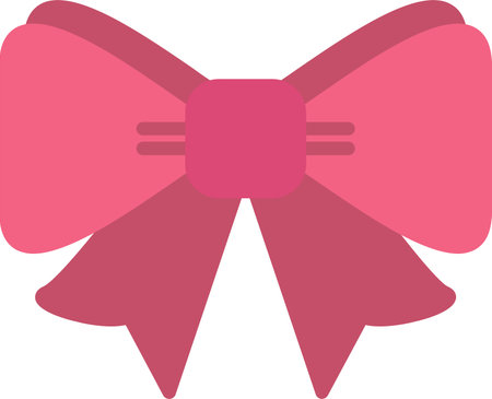 Bow Vector Icon Designのイラスト素材