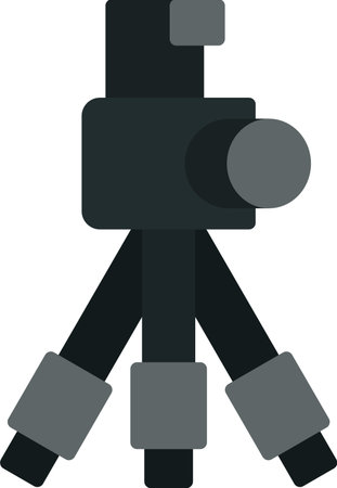 Tripod Vector Icon Designのイラスト素材