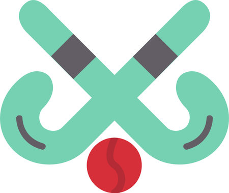 Hockey Vector Icon Designのイラスト素材