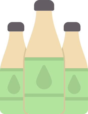 Olive Oil Vector Icon Designのイラスト素材