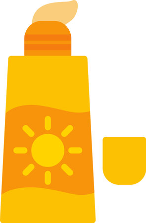 Sunblock Vector Icon Designのイラスト素材