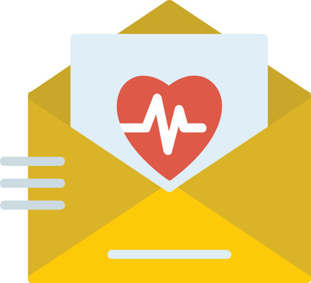 Love Letter Vector Icon Designのイラスト素材