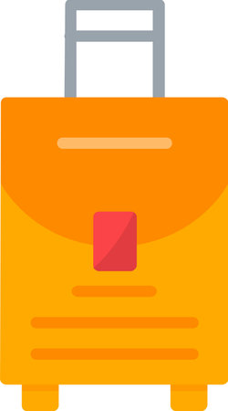 Travel Bag Vector Icon Designのイラスト素材